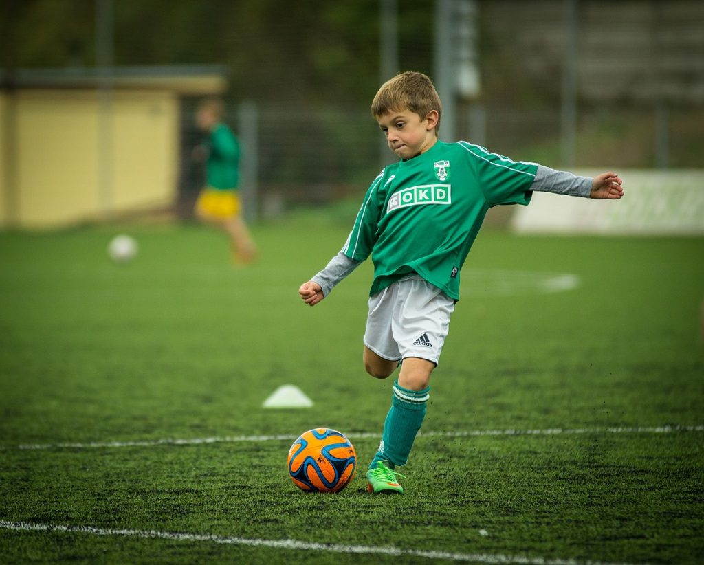 Playing Football In Academy